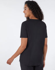 Hanes Comfort Fit Scrubs Women's Rib Back Scrub Top