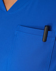 Hanes Comfort Fit Scrubs Women's Rib Back Scrub Top