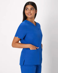 Hanes Comfort Fit Scrubs Women's Rib Back Scrub Top