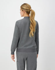 Hanes Comfort Fit Scrubs Women's Scrub Bomber Jacket