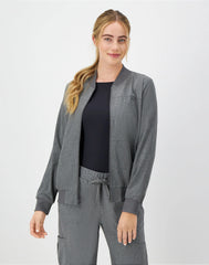 Hanes Comfort Fit Scrubs Women's Scrub Bomber Jacket