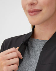 Hanes Comfort Fit Scrubs Women's Scrub Bomber Jacket