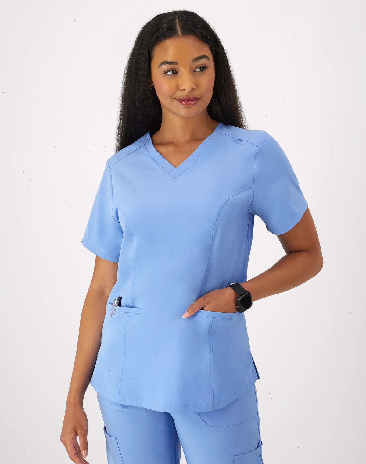 Hanes Comfort Fit Scrubs Women&rsquo;s V-Neck Scrub Top
