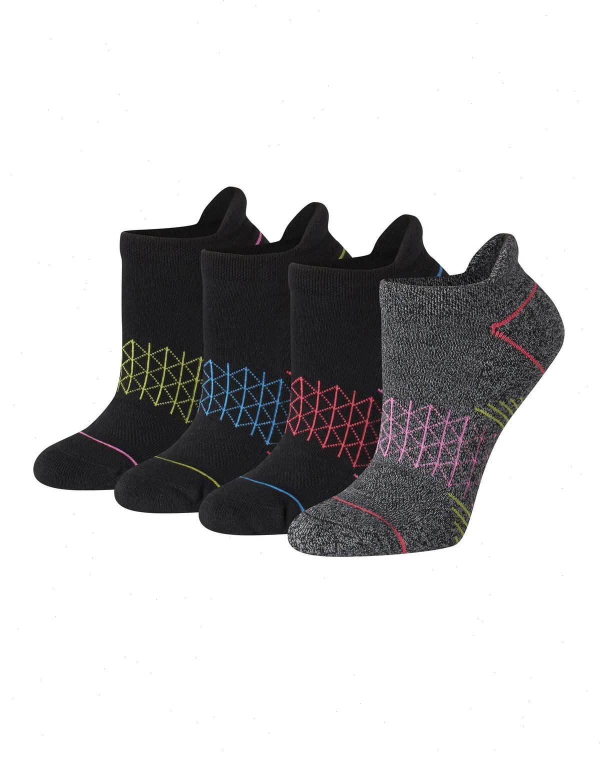 Hanes Absolute Comfort Women's Heel Shield Socks, 4-Pairs