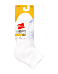 Hanes Absolute Run Women&rsquo;s Ankle  Socks, 3-Pairs