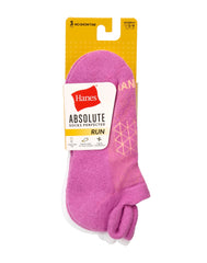 Hanes Absolute Run Women&rsquo;s No Show Tab Socks, 3-Pairs