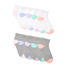 Hanes Moves X-Temp Women&rsquo;s Ankle Socks, 10-Pairs, Shoe Sizes 5-9