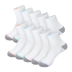 Hanes Moves X-Temp Women&rsquo;s Ankle Socks, 10-Pairs, Shoe Sizes 5-9