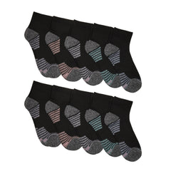 Hanes Moves X-Temp Women&rsquo;s Ankle Socks, 10-Pairs, Shoe Sizes 8-12