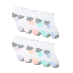 Hanes Moves X-Temp Women&rsquo;s Ankle Socks, 10-Pairs, Shoe Sizes 8-12