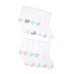 Hanes Moves X-Temp Women's Crew Socks, 10-Pairs, Shoe Sizes 5-9