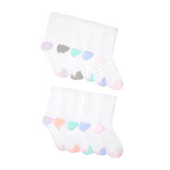 Hanes Moves X-Temp Women's Crew Socks, 10-Pairs, Shoe Sizes 8-12