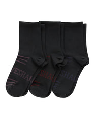 Hanes Moves Women&rsquo;s Seamless Stretch Mid Crew Socks, 3 Pairs