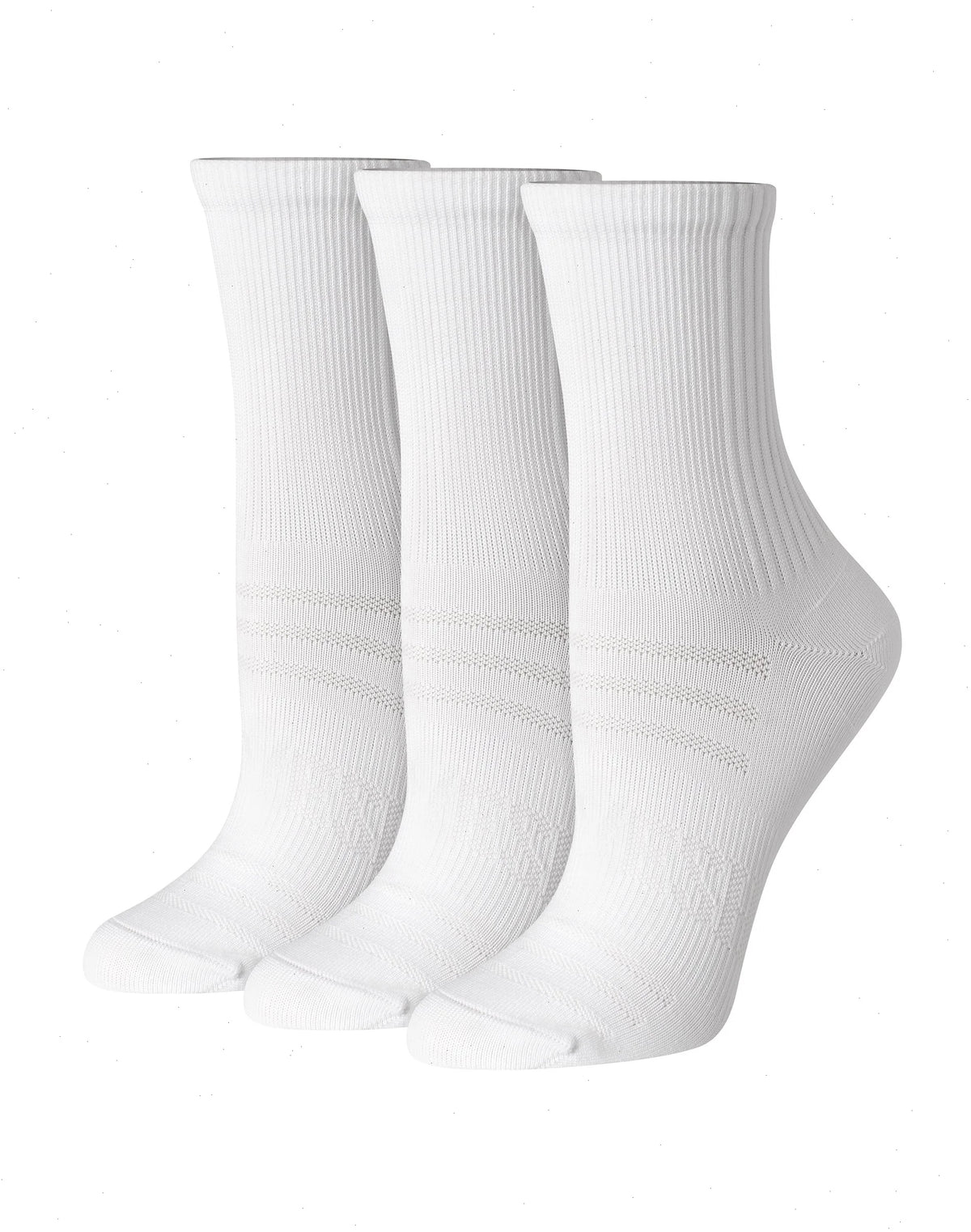 Hanes Moves Women&rsquo;s Seamless Stretch Mid Crew Socks, 3 Pairs