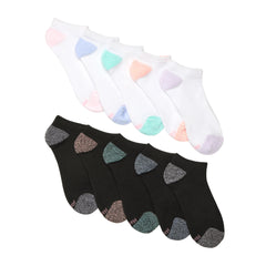 Hanes Moves Women&rsquo;s No Show Socks, X-Temp, Shoe Size 5-9, 10-Pairs