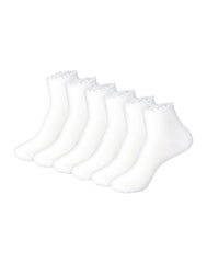 Hanes Originals Women&rsquo;s SuperSoft  Ankle Socks, 6-Pairs