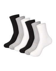 Hanes Originals Women&rsquo;s SuperSoft Crew Socks, 6-Pairs