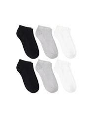 Hanes Originals Women&rsquo;s SuperSoft No Show Socks, 6-Pairs