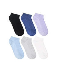 Hanes Originals Women&rsquo;s SuperSoft No Show Socks, 6-Pairs