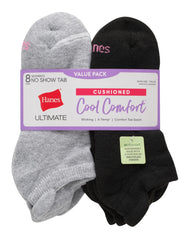 Hanes Ultimate Women's Heel Shield Socks, 6-Pairs