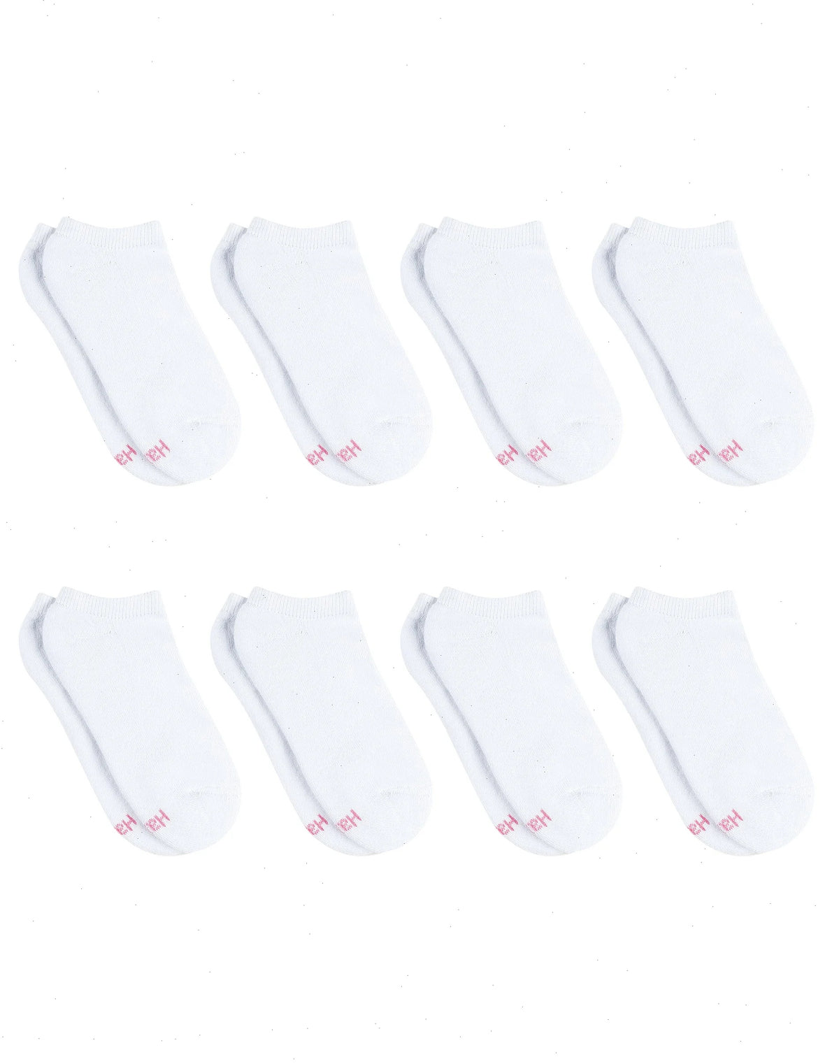 Hanes Ultimate Women's No Show Socks Pack, Cushioned, 8-Pairs