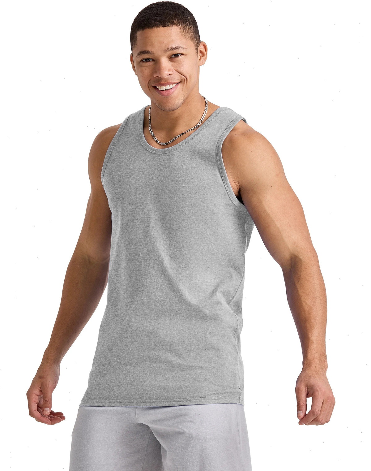 Hanes Essentials Men's Cotton Tank Top, 3-Pack