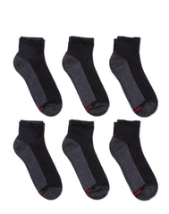 Hanes Double Tough Men's Ankle Socks, Max Cushion, 6-Pairs