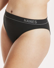 Hanes Originals Women's Seamless Rib Hi-Rise Cheeky Underwear, Neutrals, 6-Pack