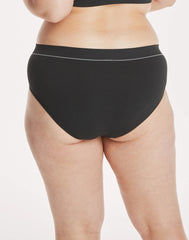 Hanes Originals Women's Seamless Rib Hi-Leg Bikini Underwear, Neutrals, 6-Pack