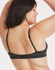 Hanes Originals Women’s Seamless Rib Triangle Bralette, ComfortFlex Fit