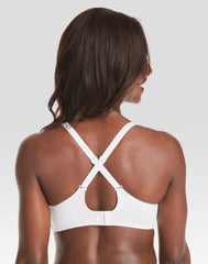 Hanes Women's Concealing Petals Wireless Bra with Convertible Straps