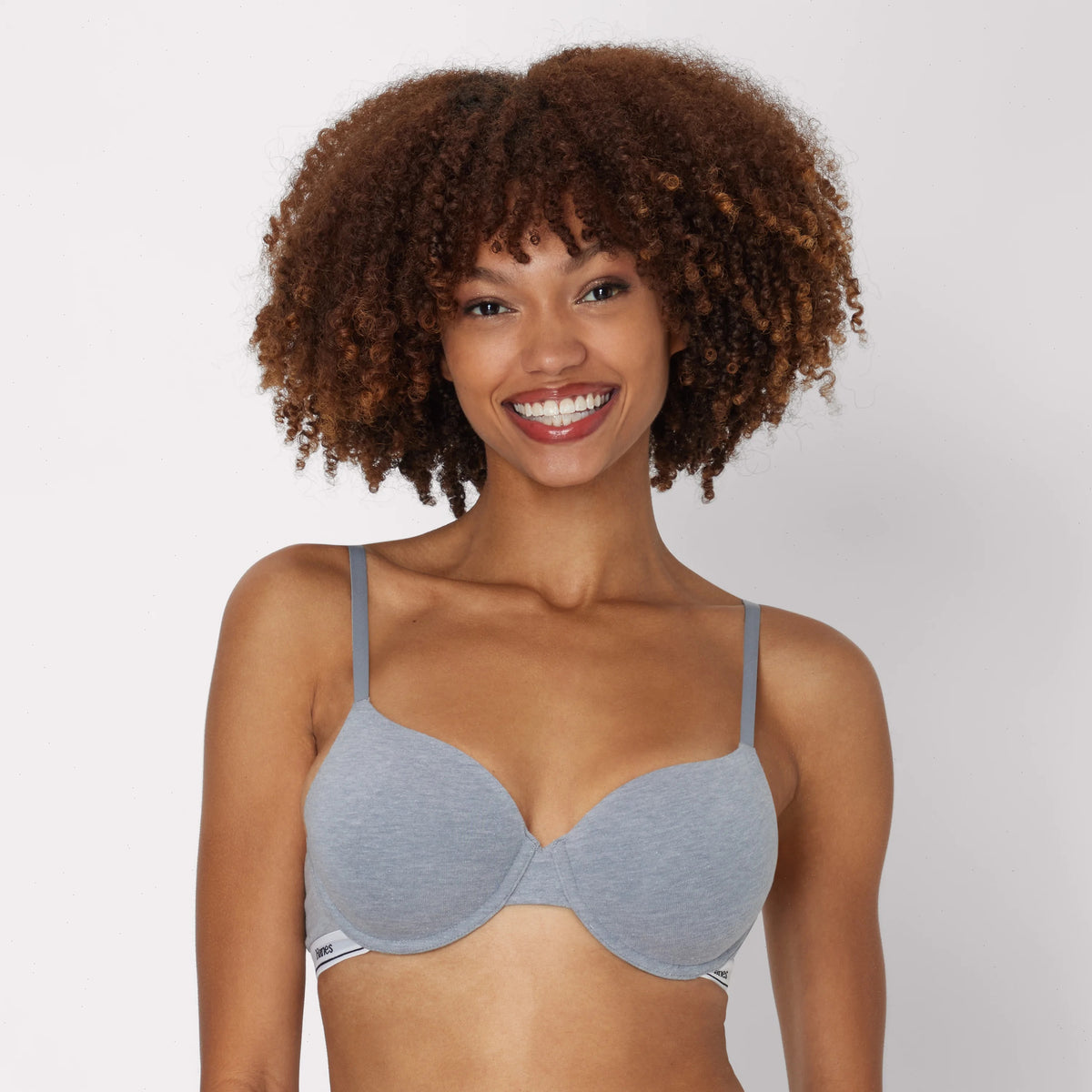 Hanes Originals Stretch Cotton Underwire T-Shirt Bra