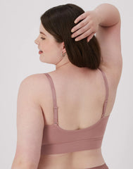 Hanes Originals Women's SuperSoft Longline Triangle Bralette