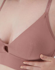 Hanes Originals Women's SuperSoft Longline Triangle Bralette