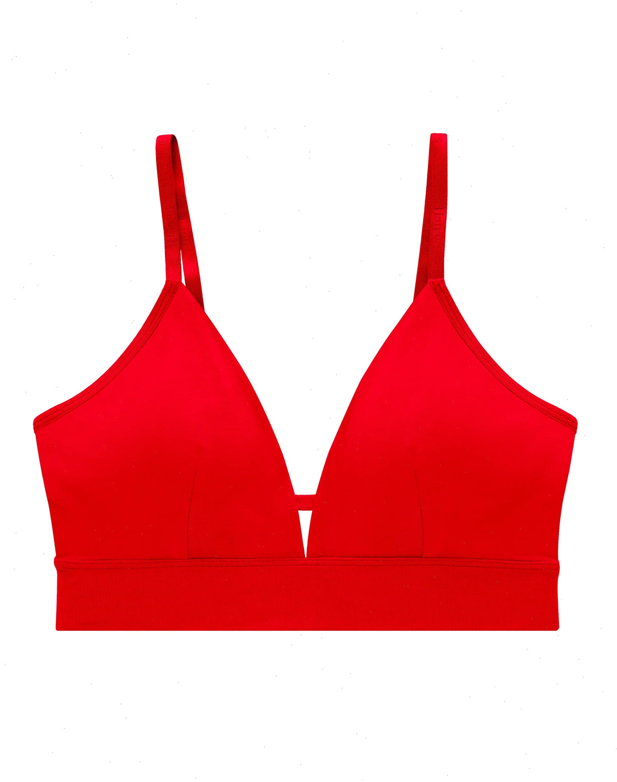 Hanes Originals Women's SuperSoft Longline Triangle Bralette