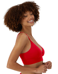 Hanes Originals Women's SuperSoft Longline Triangle Bralette