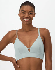 Hanes Originals Women's SuperSoft Longline Triangle Bralette