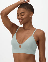 Hanes Originals Women's SuperSoft Longline Triangle Bralette