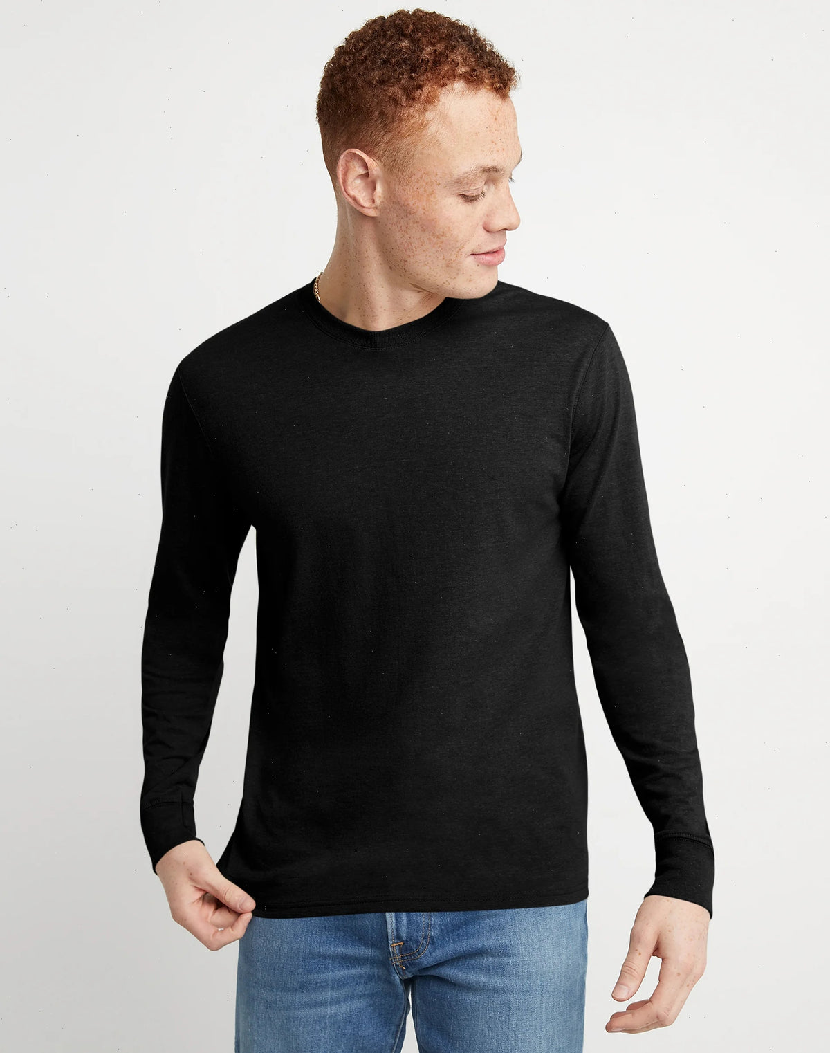 Hanes Originals Men's Long Sleeve Tri-Blend T-Shirt