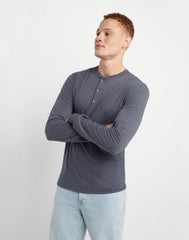 Hanes Originals Men's Long Sleeve Henley T-Shirt