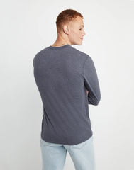 Hanes Originals Men's Long Sleeve Henley T-Shirt
