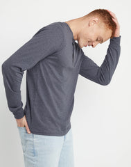 Hanes Originals Men's Long Sleeve Henley T-Shirt