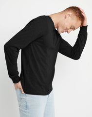 Hanes Originals Men's Long Sleeve Henley T-Shirt