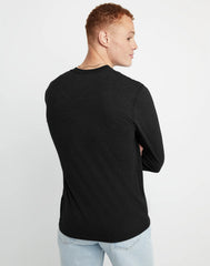 Hanes Originals Men's Long Sleeve Henley T-Shirt