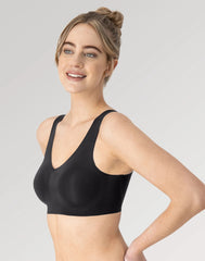 Hanes Women's Invisible Embrace Pullover Bralette, Moisture Wicking