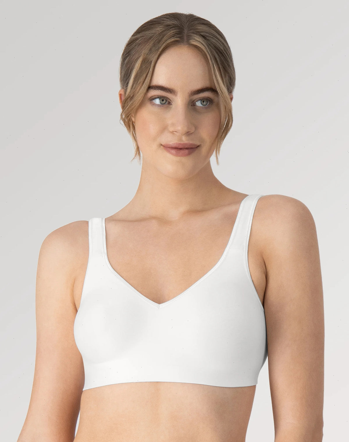 Hanes Comfort Evolution Women’s Wireless T-Shirt Bra with SmoothTec Band
