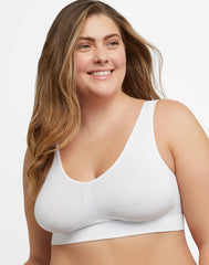 Hanes Just My Size Women's Pure Comfort Seamless Bralette (Plus Size)