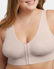 Hanes Just My Size Pure Comfort Front-Close Seamless Bra