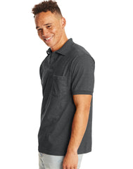 Hanes EcoSmart  Men's Pocket Polo Shirt, 2-Pack