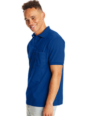 Hanes EcoSmart  Men's Pocket Polo Shirt, 2-Pack